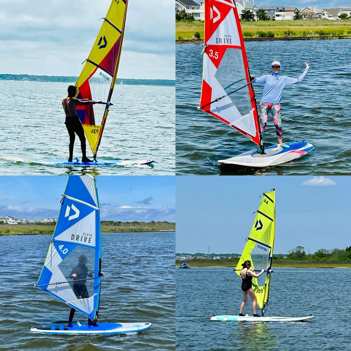 Newbie Fun! #h2windsurfing #h2guaranteed  #njwindsurfing