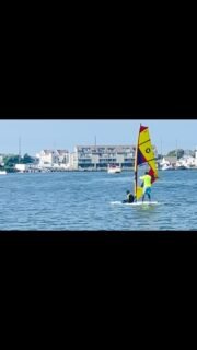 Father and Son Fun! ☀️🌊💨#h2windsurfing #njwindsurfing
